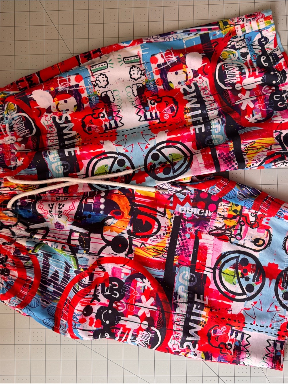 Men’s Graffiti Shorts - Multicolor